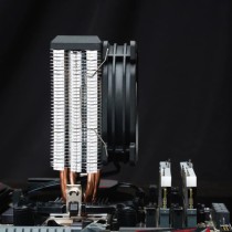 Cooler CPU Jonsbo CR-1200E ARGB Preto - 92mm