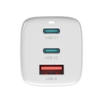 Carregador 1Life pa:xpress 65W GaN USB-C + USB-A Branco