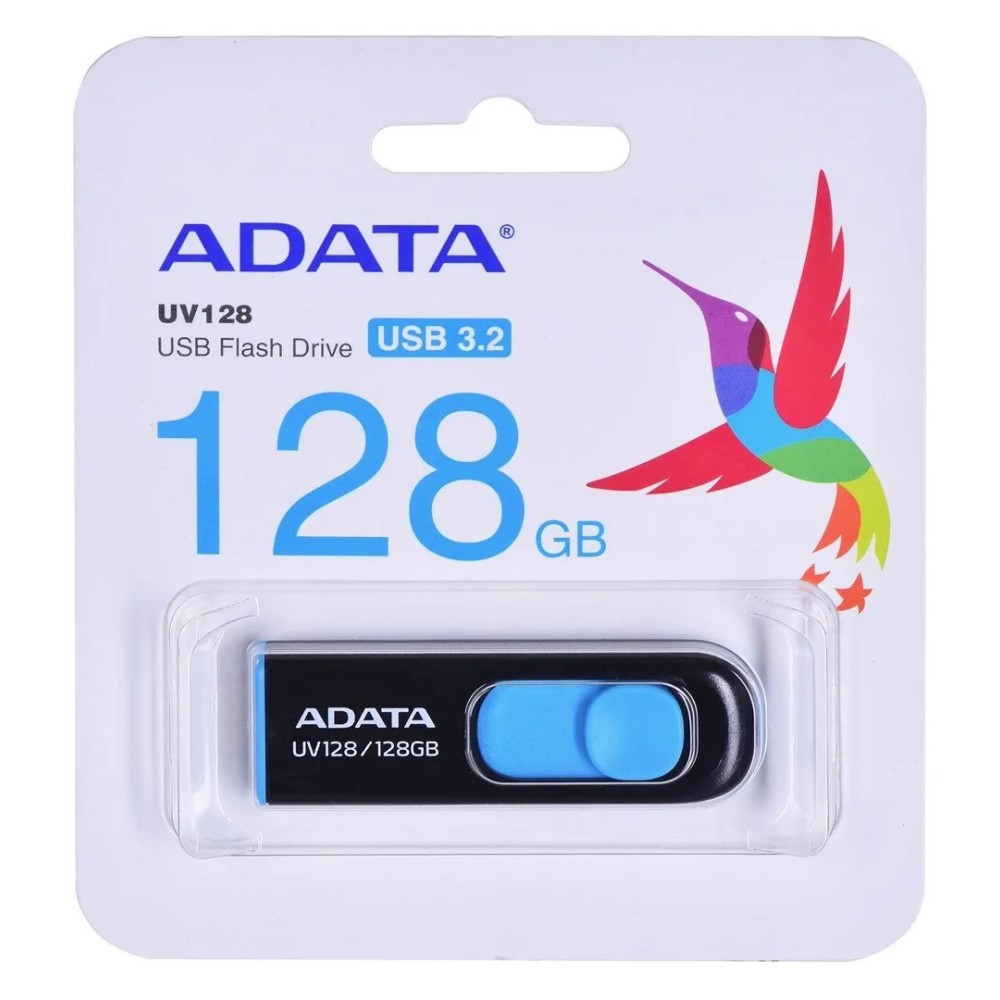 Pen drive  128GB ADATA UV128 Black/Blue