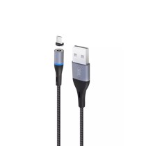 Cabo Micro USB Magnetico Aluminio 1m 2A LED XO
