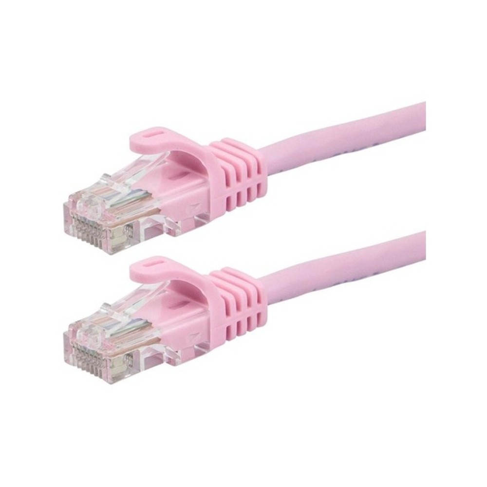 Cabo Rede Cat6 1m Rosa